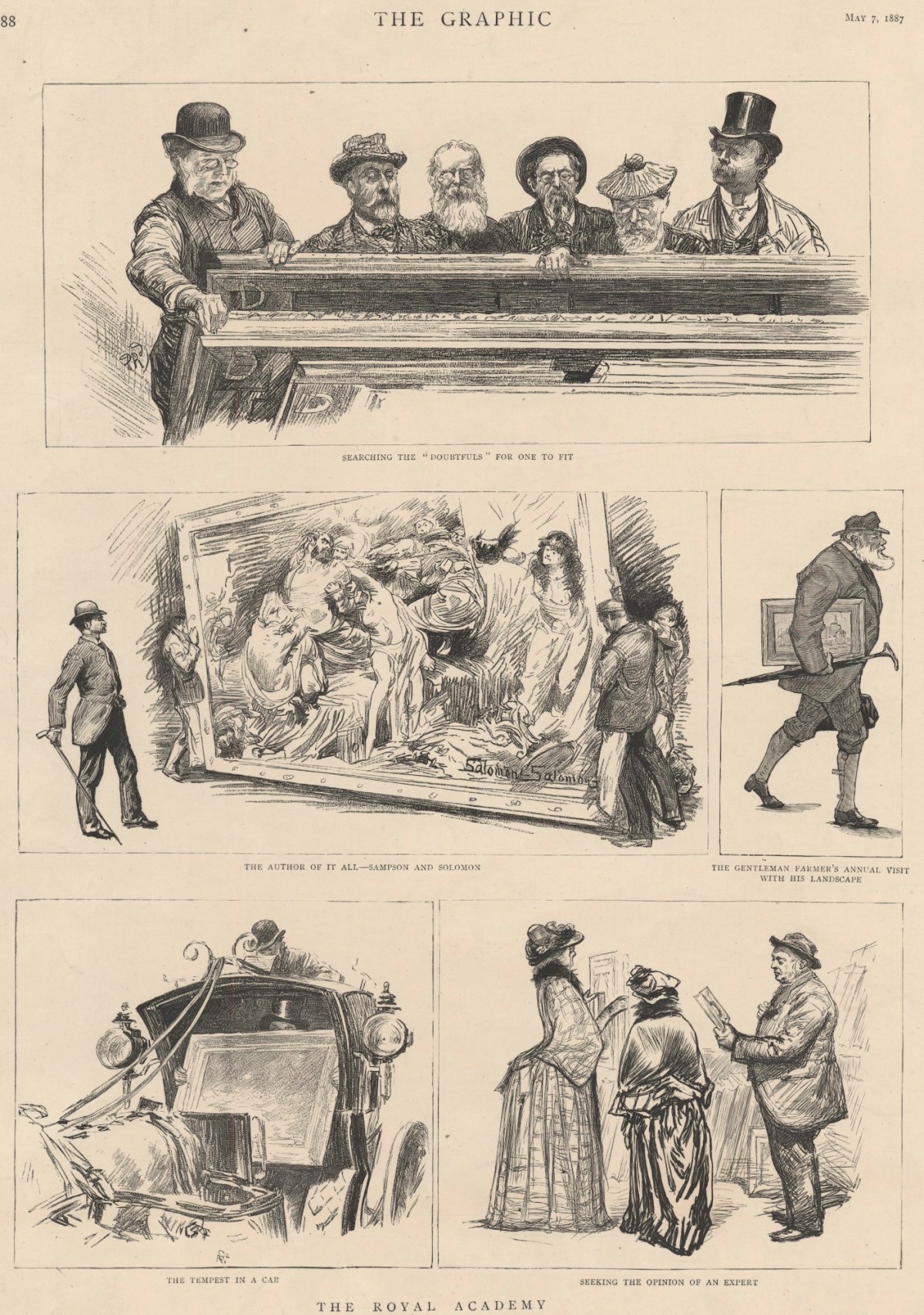 Charles Paul Renouard, The Royal Academy