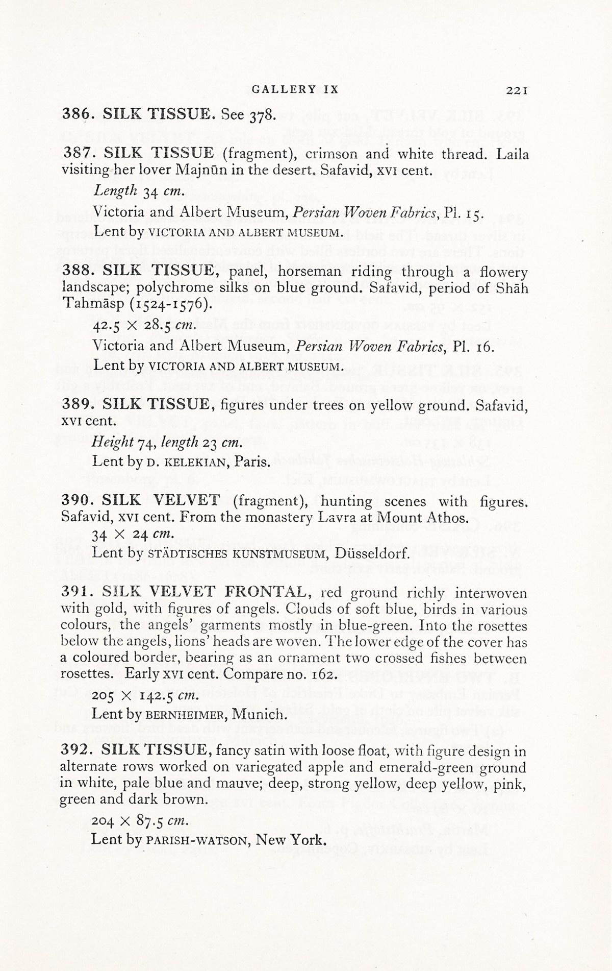 Page 249 of 1931 - International Exhibition of Persian Art
