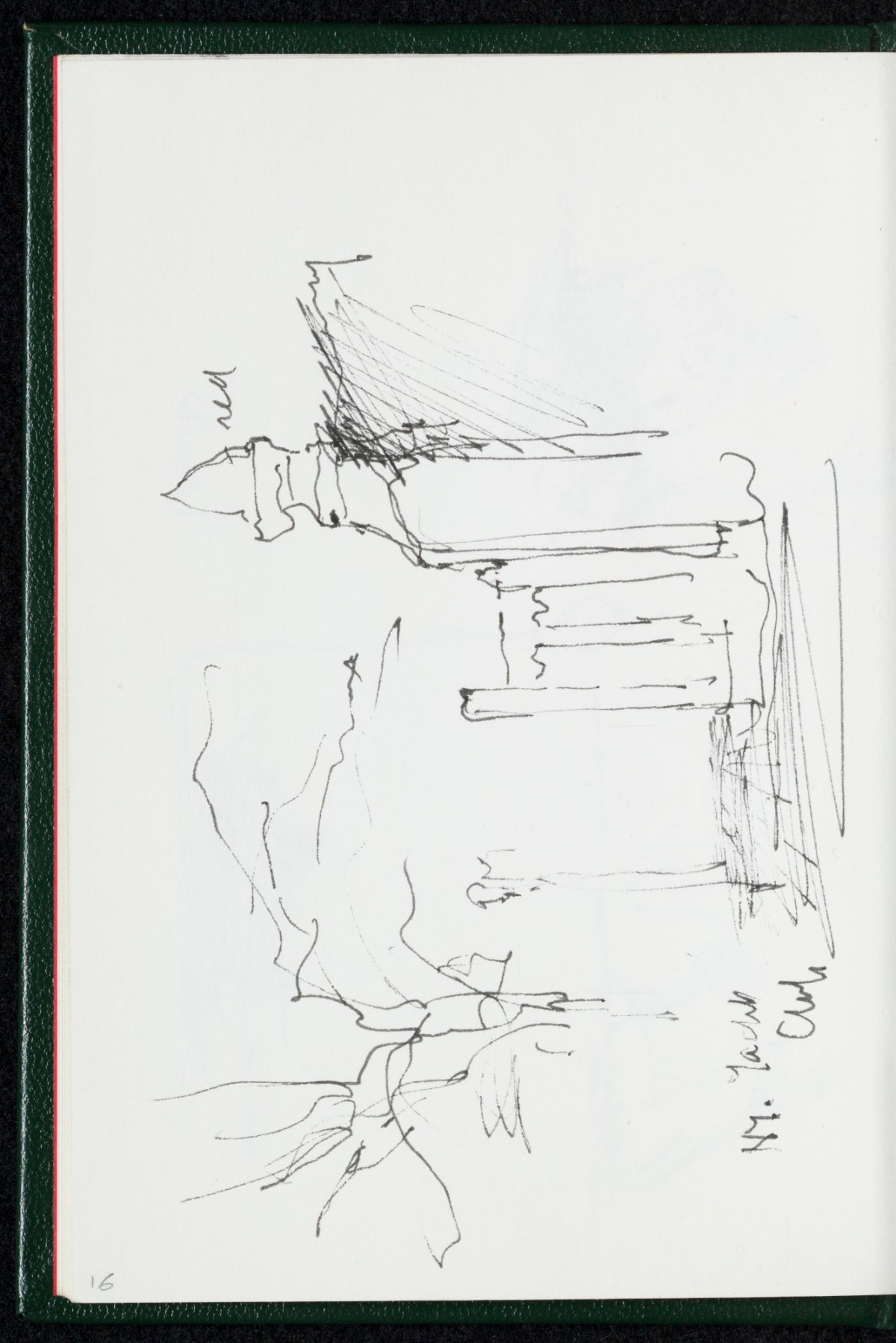 Sir Hugh Casson PRA, New England Connecticut sketchbook