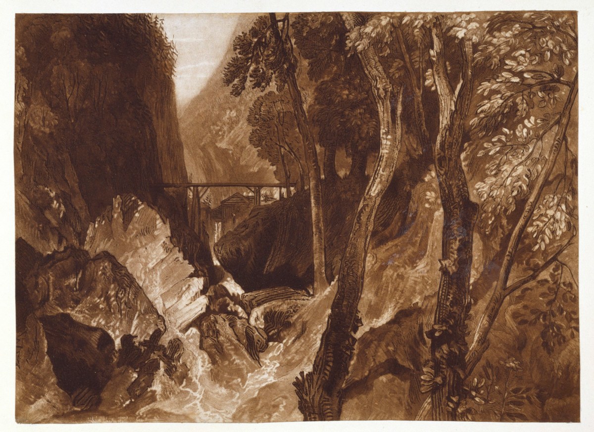 J.M.W. Turner RA, Mill near the Grand Chartreuse