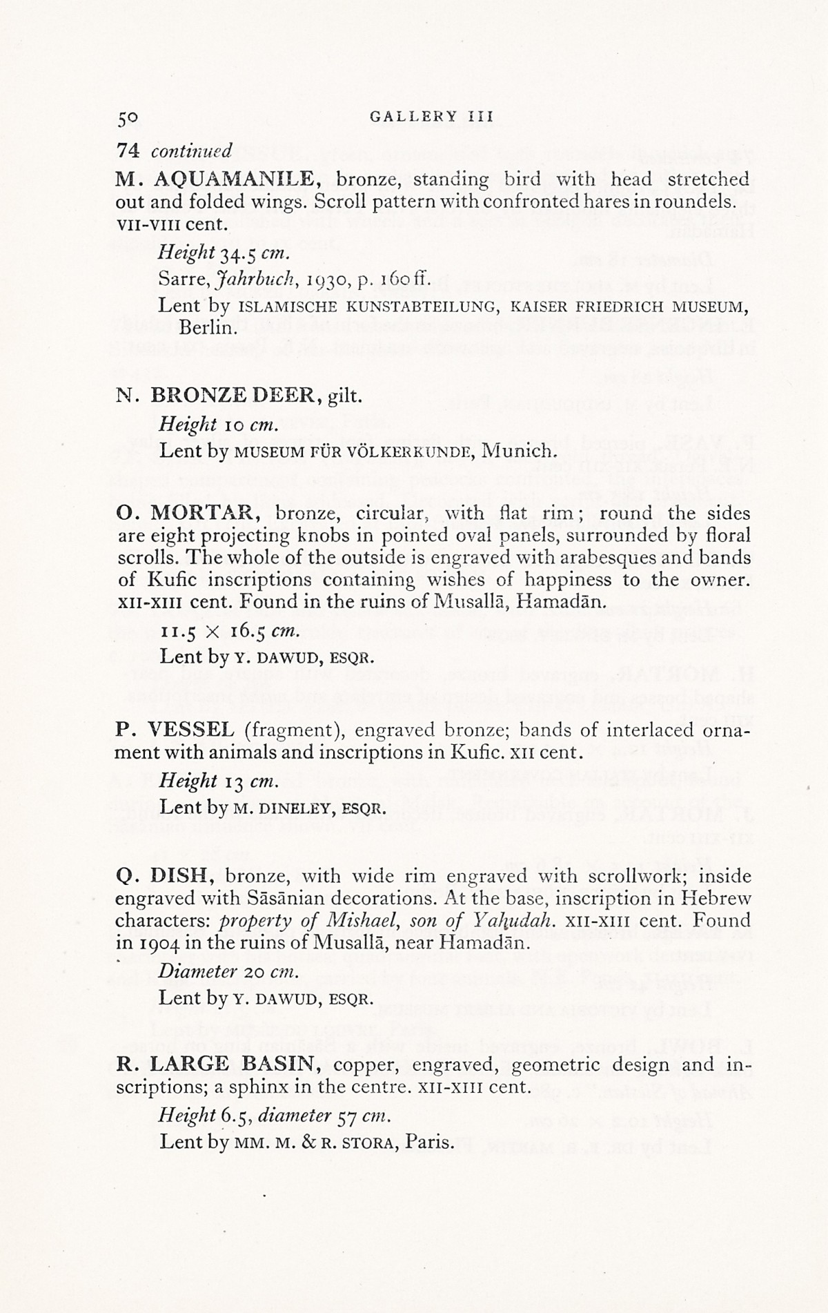 Page 78 of 1931 - International Exhibition of Persian Art