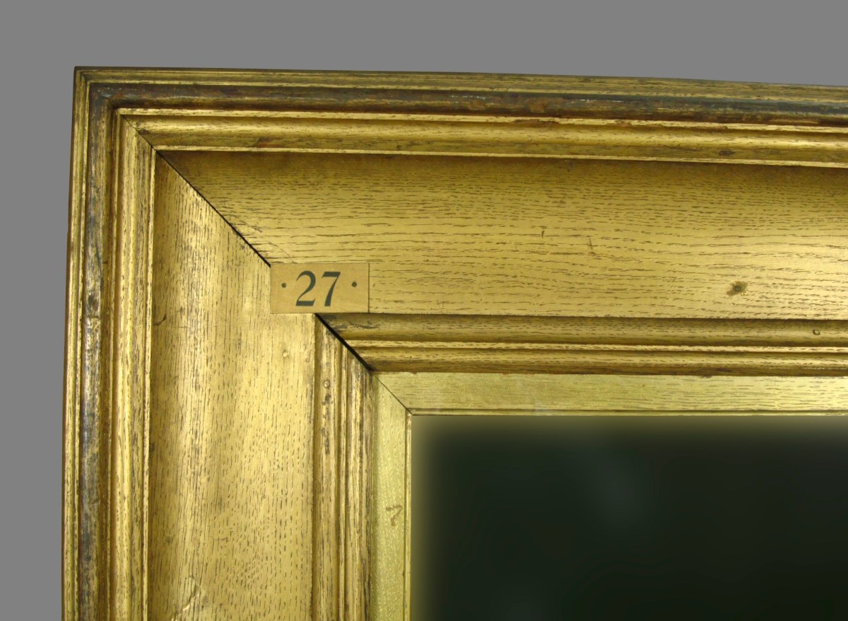Unknown, Frame for Sir Hubert von Herkomer RA "Portrait of Briton Rivière, R.A."