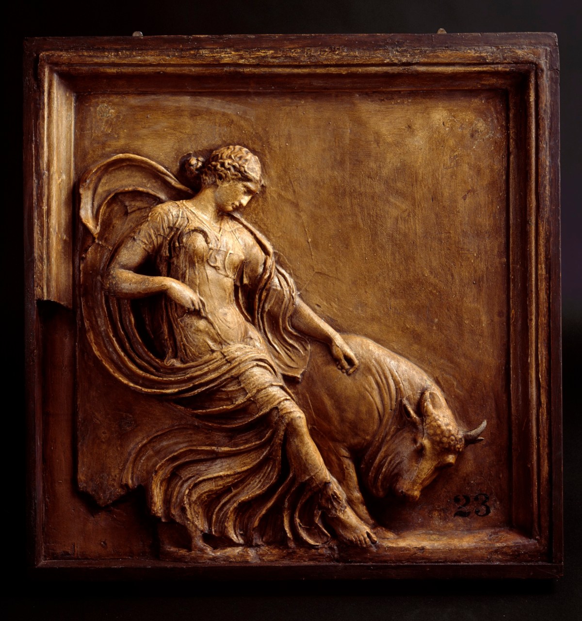 Uffizi Gallery (Florence), Cast of neo-attic relief showing a woman with a bull