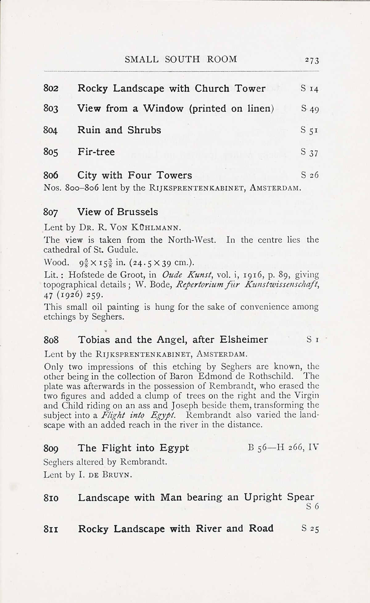 Page 277 of 1929 - Exhibition of Dutch Art 1450-1900