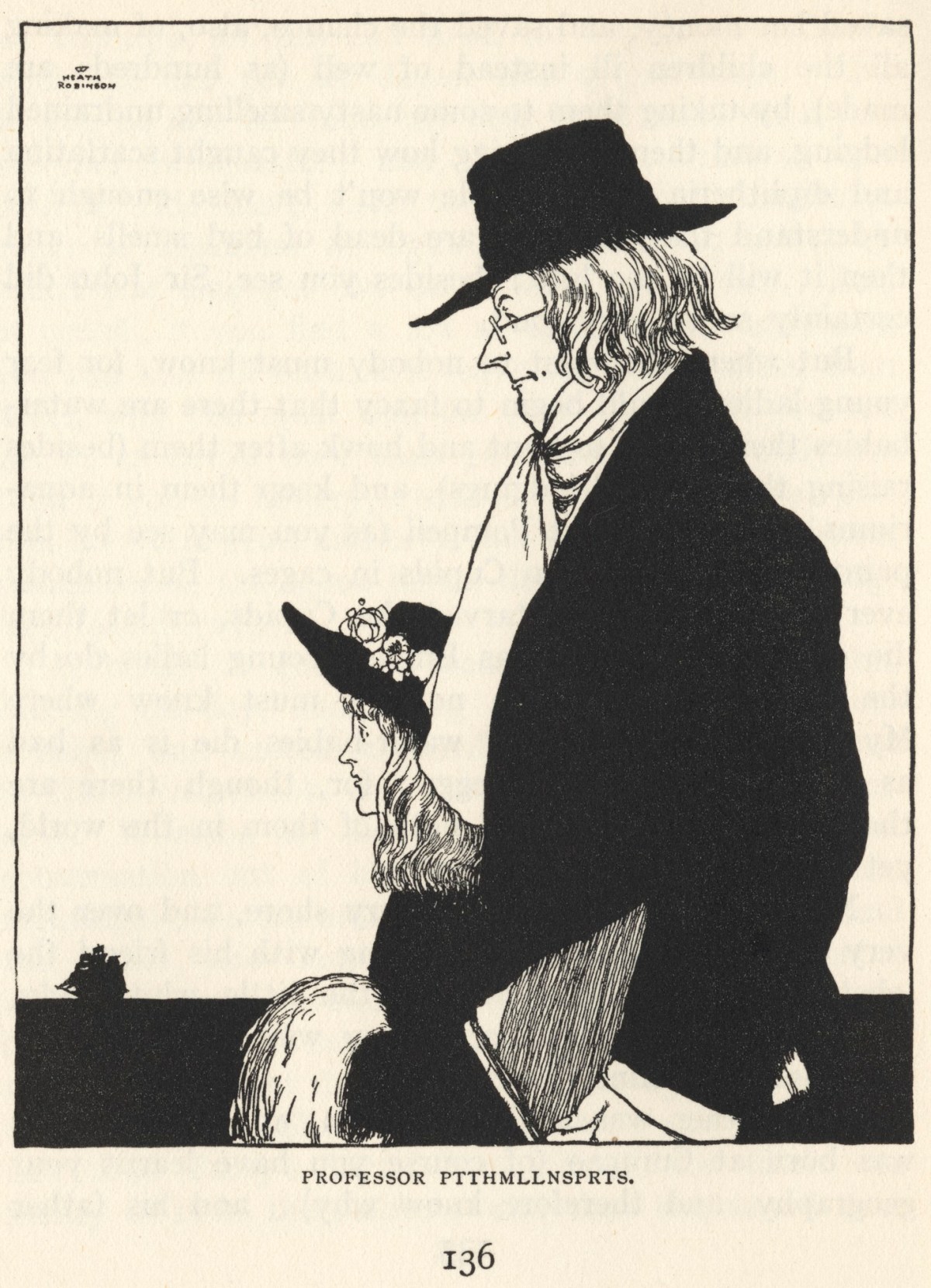 William Heath Robinson, 'Professor Ptthmllnsprts'