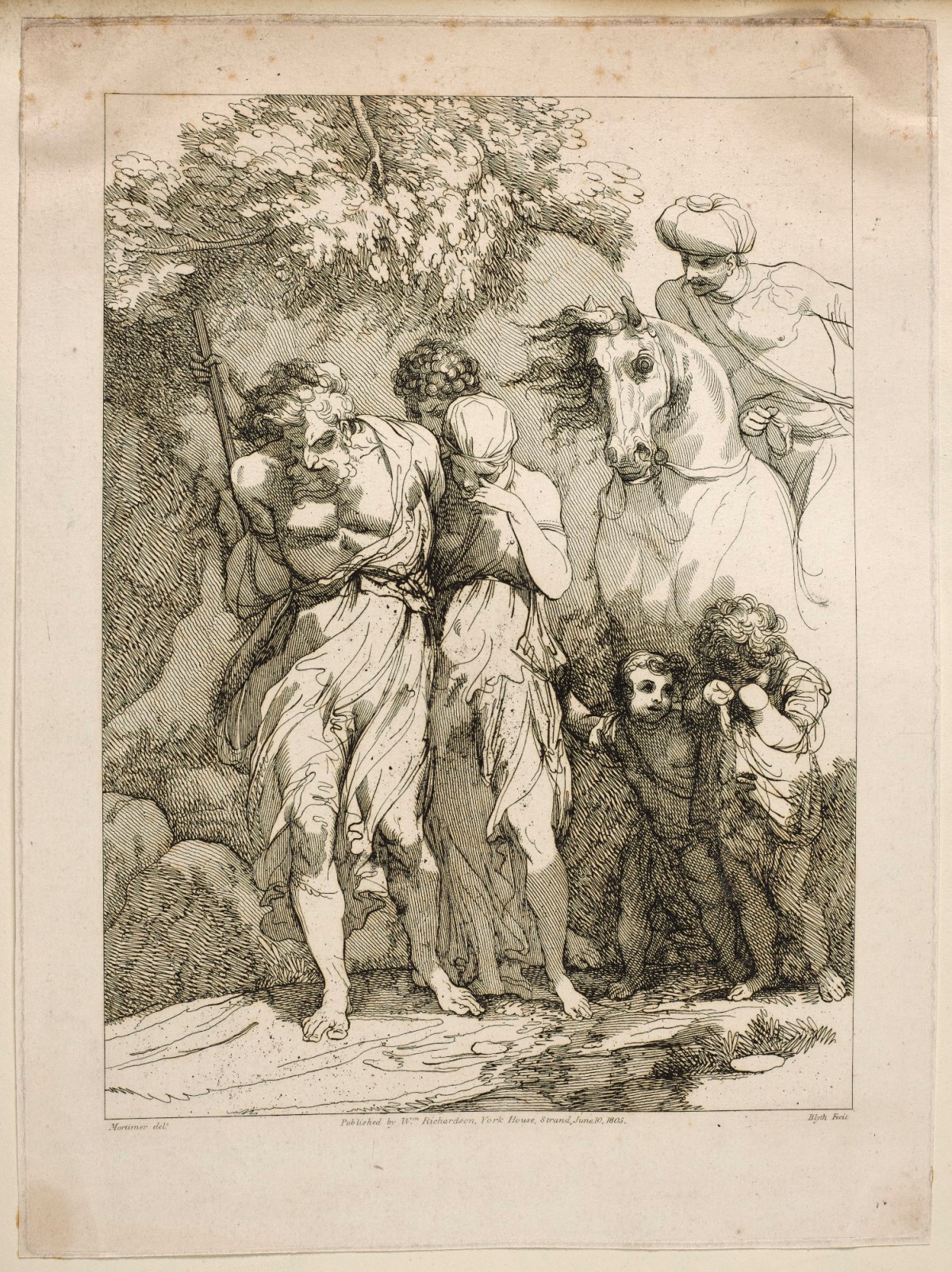 John Hamilton Mortimer ARA, Captive family