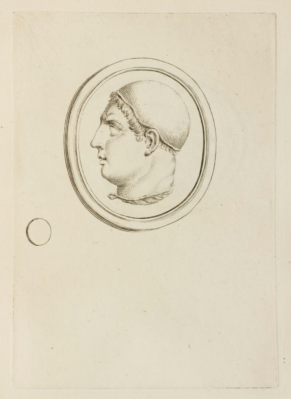 Claude Du Bosc, Male head in profile