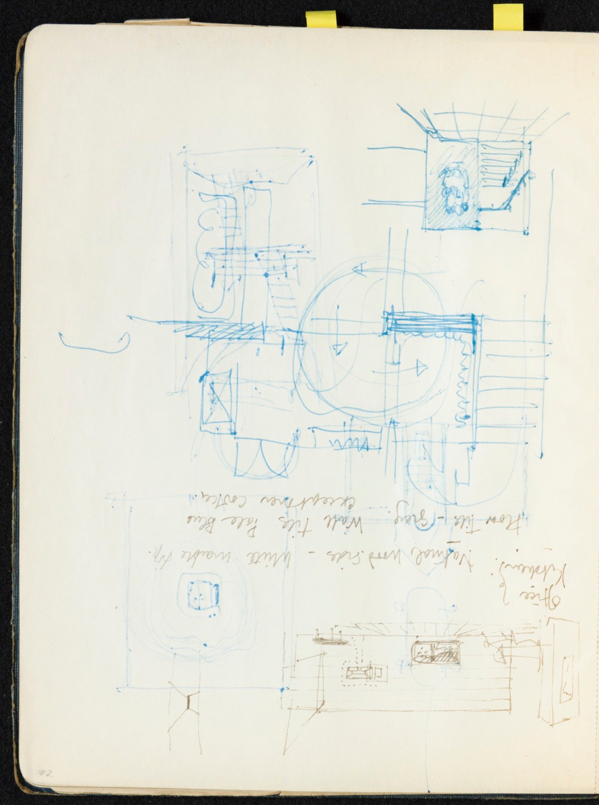 Sir Hugh Casson PRA, Britannia and Glyndebourne sketchbook