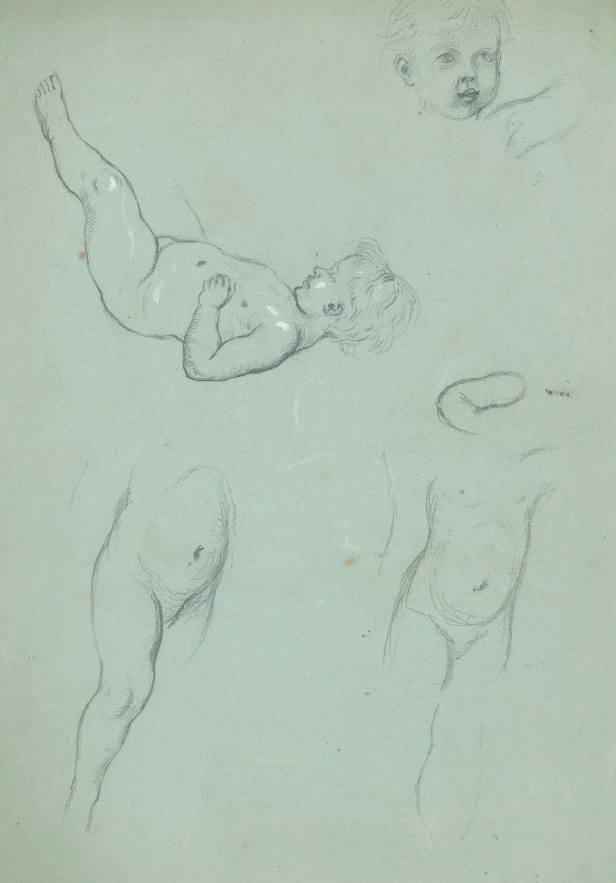 Henry Hugh Armstead RA, Studies of children for 'The Ever Reigning Queen'