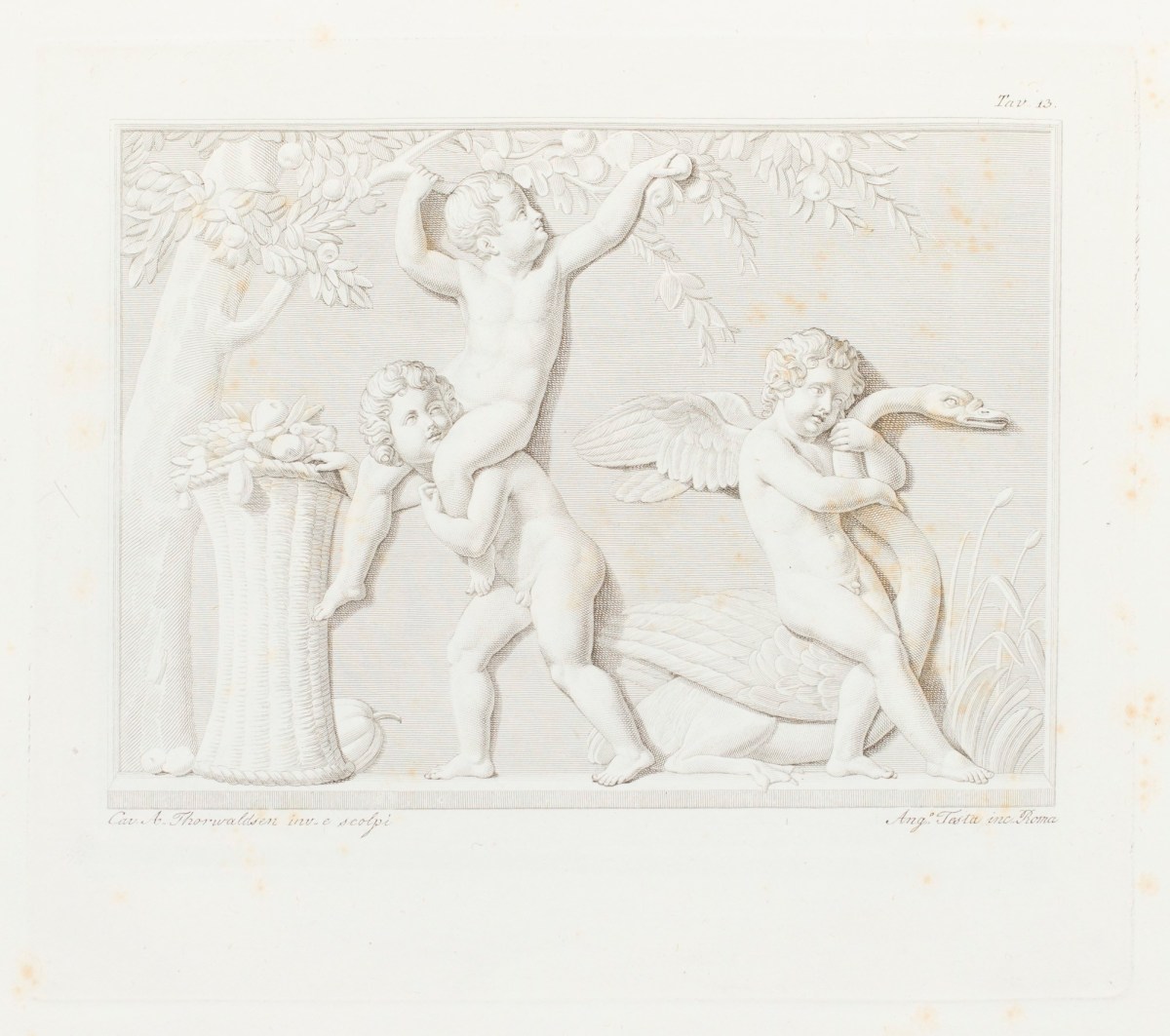 Bertel Thorvaldsen, 'Scherzo de' putti.'
