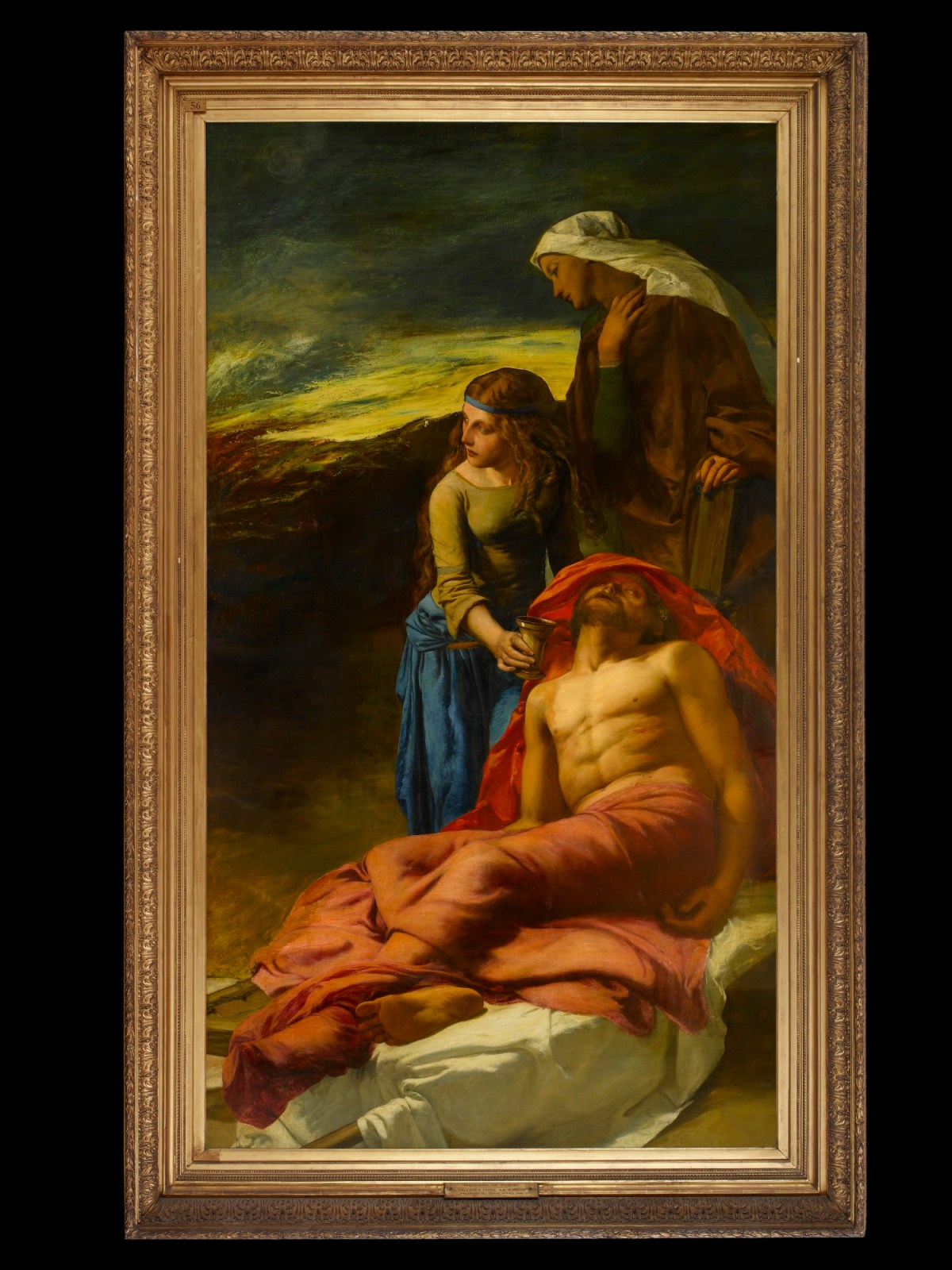 Unknown, Frame for Paul Falconer Poole RA 'Succouring the Wounded'