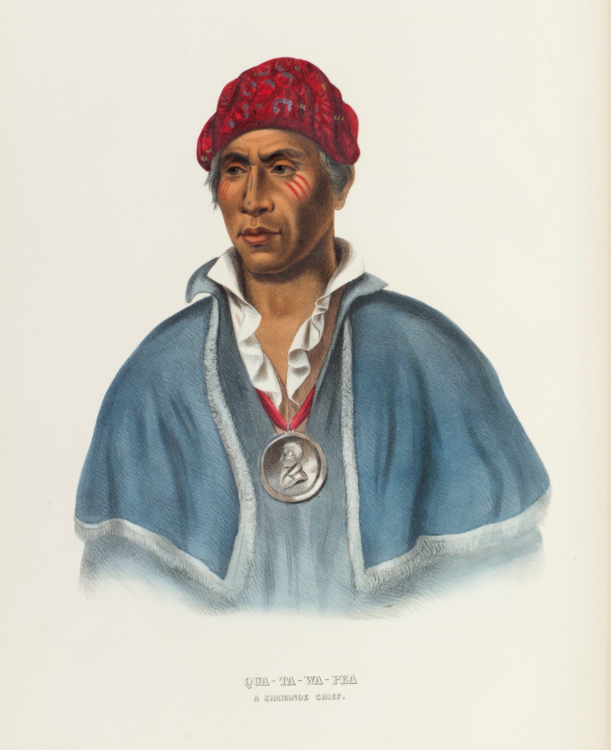 Charles Bird King, Qua - Ta - Wa - Pea, a Shawnee chief