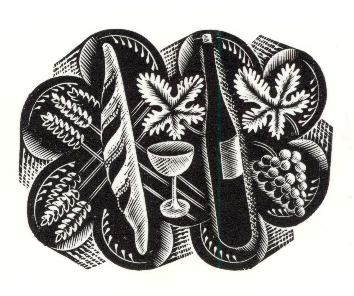 Eric Ravilious, 'Bread and Wine'