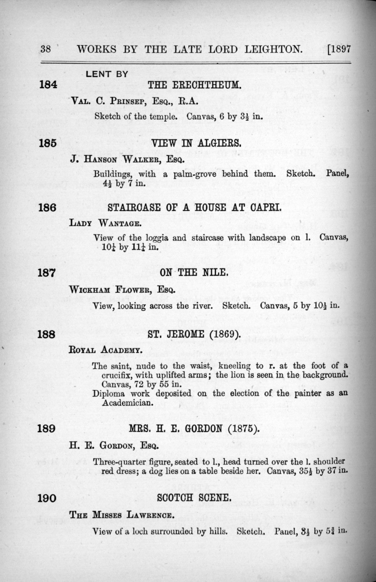 Page 38 of 1897 - Lord Leighton PRA