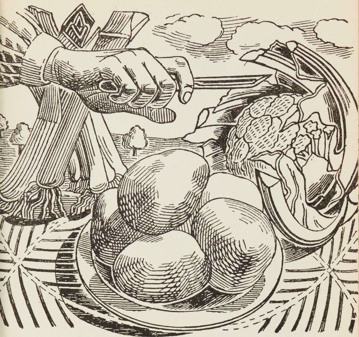 Edward Bawden RA, Vegetables and Salads