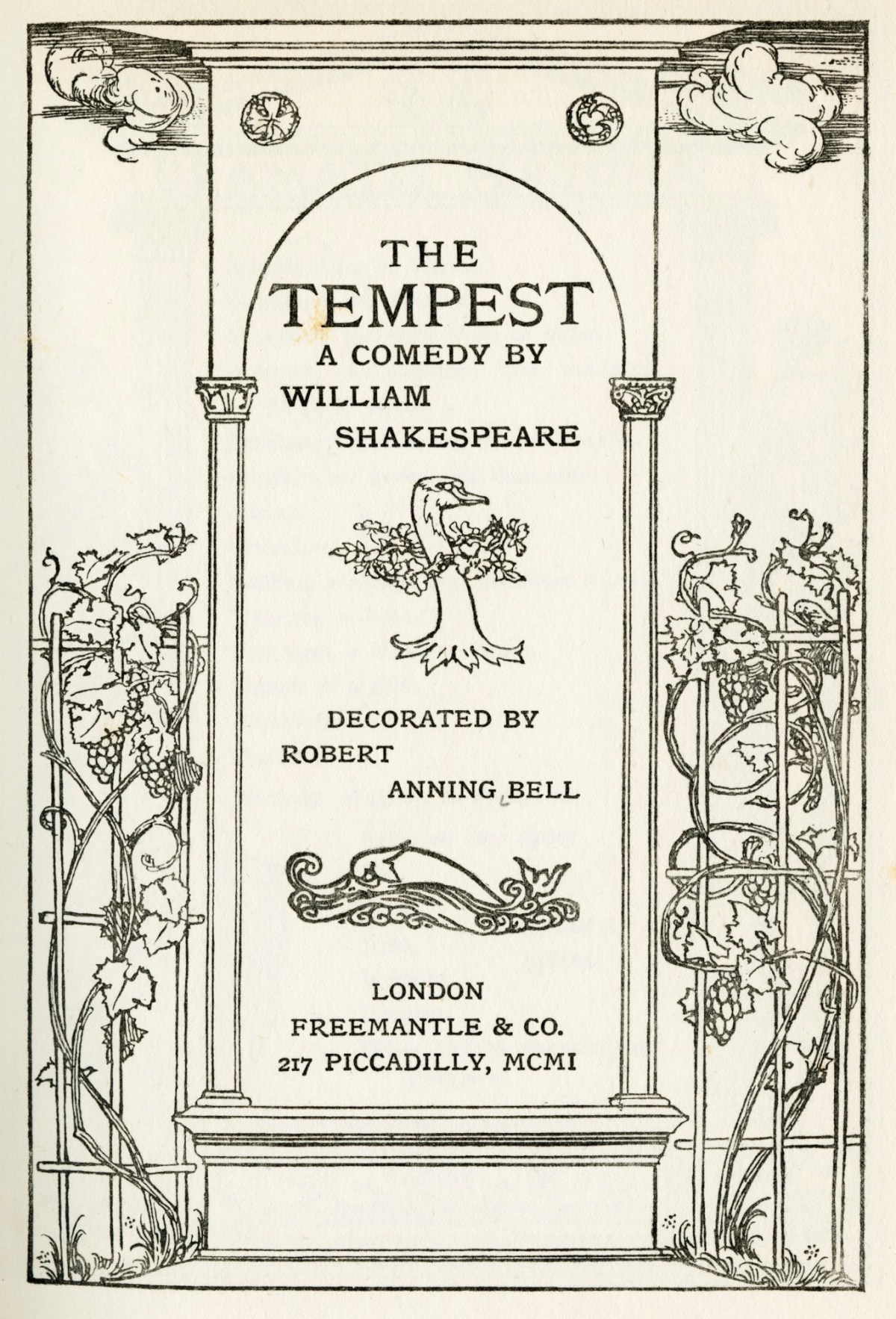 Robert Anning Bell RA, Decorated title-page
