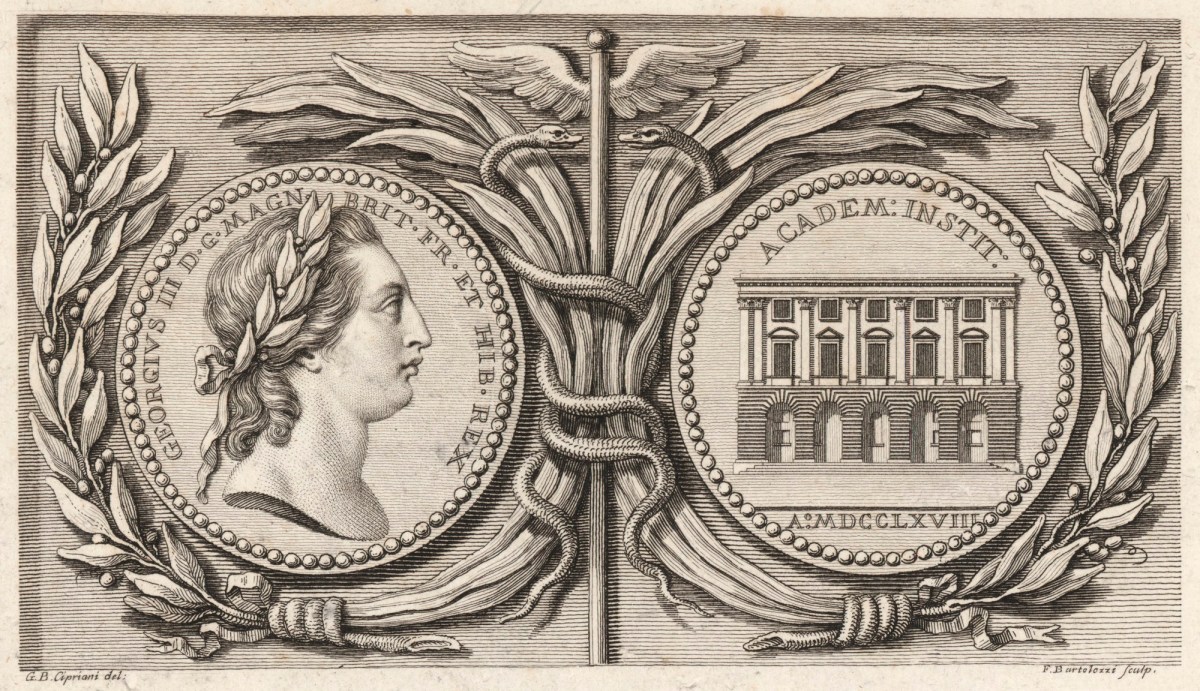 Giovanni Battista Cipriani RA, Dedication leaf