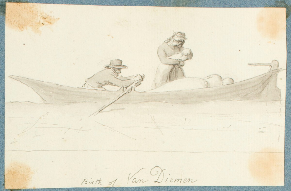George Dance RA, Birth of Van Diemen