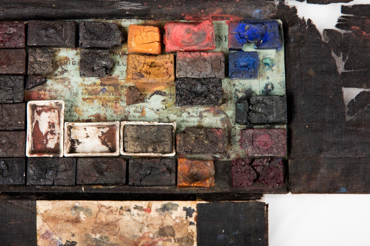J.M.W. Turner RA, Travelling watercolour box owned by J.M.W. Turner, R.A.