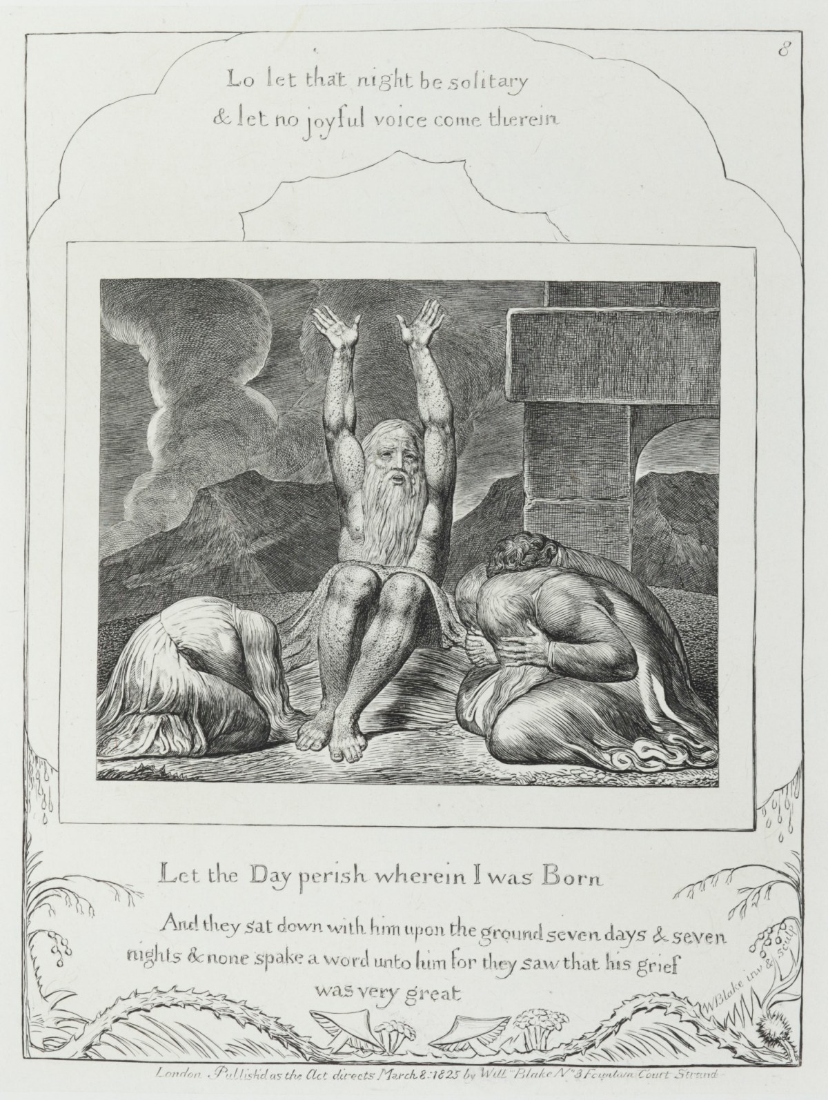 William Blake, 'Let the Day perish wherein I was Born'