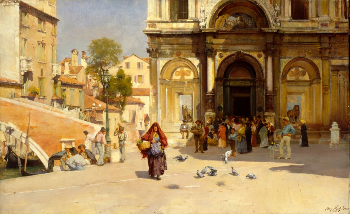 Henry Woods RA, Il Campo SS Giovanni e Paolo, Venice