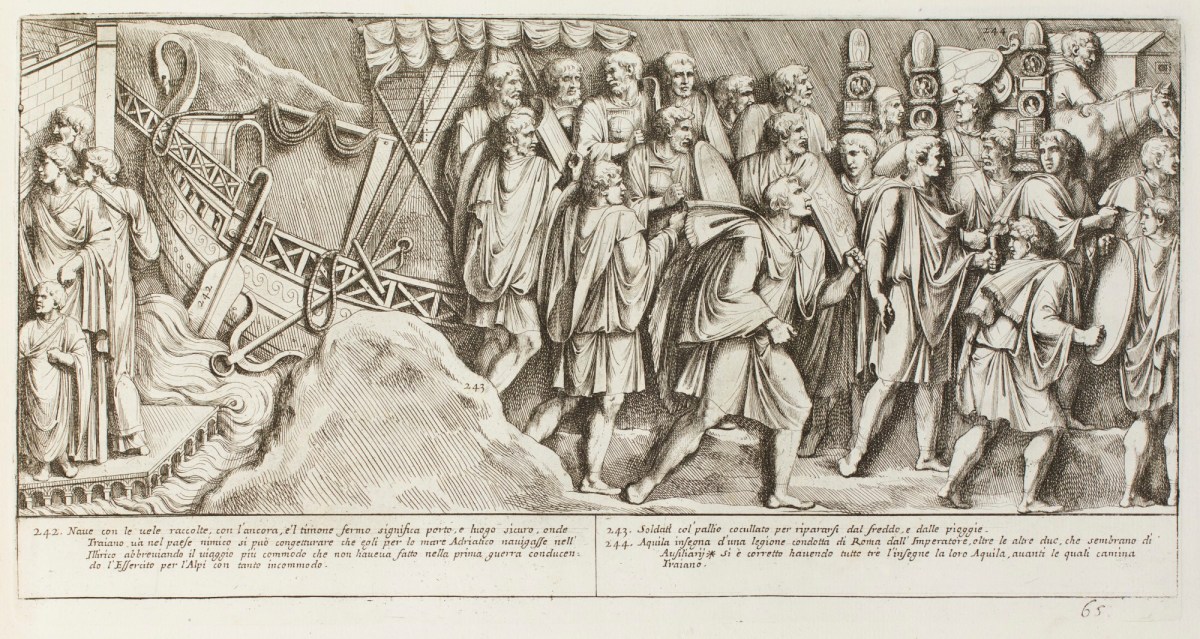 Plate 65 Emperor Trajan Land On The Shore And Advabce By Land Works Of Art Ra Collection Royal Academy Of Arts