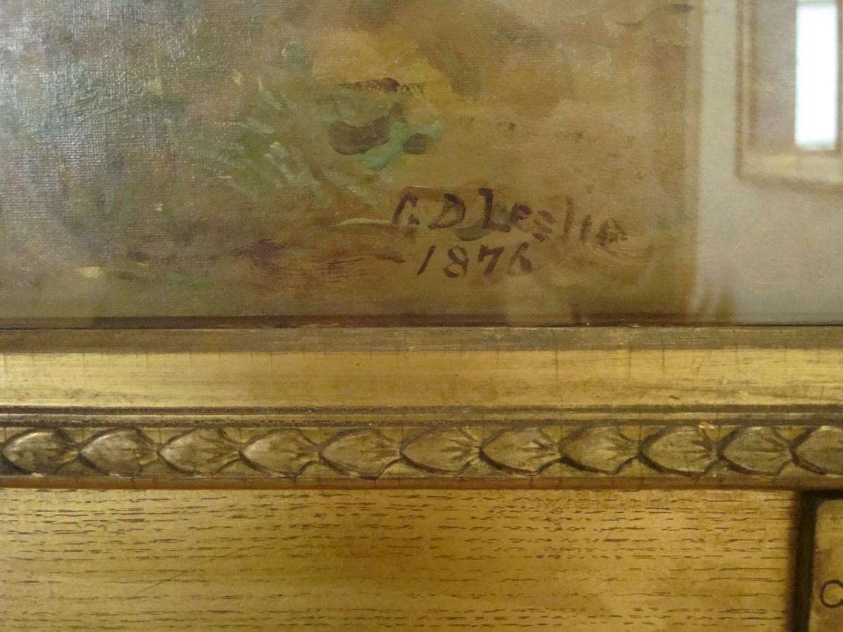 W.A. Smith - London and Nottingham, Frame for George Dunlop Leslie RA 'The Lass of Richmond Hill'