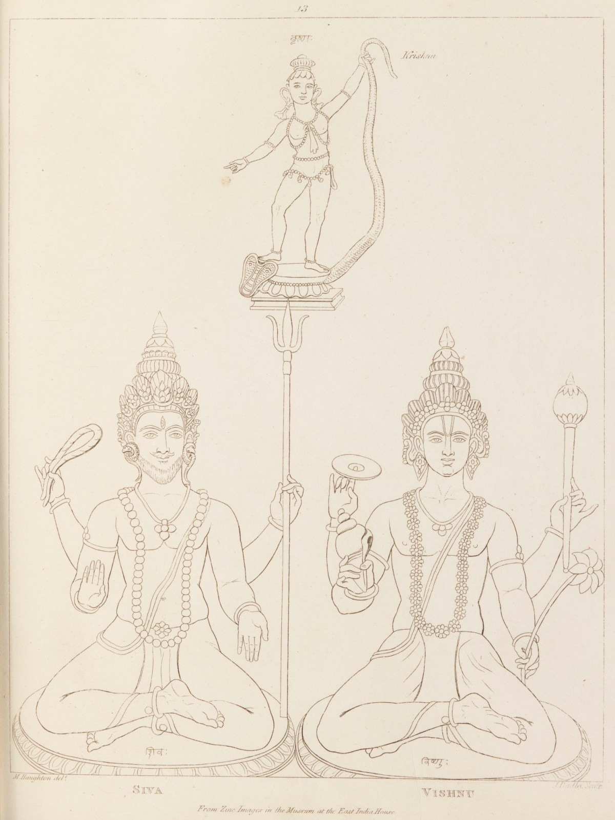 Matthew Haughton and Moses Haughton the younger, Shiva, Krishna and Vishnu