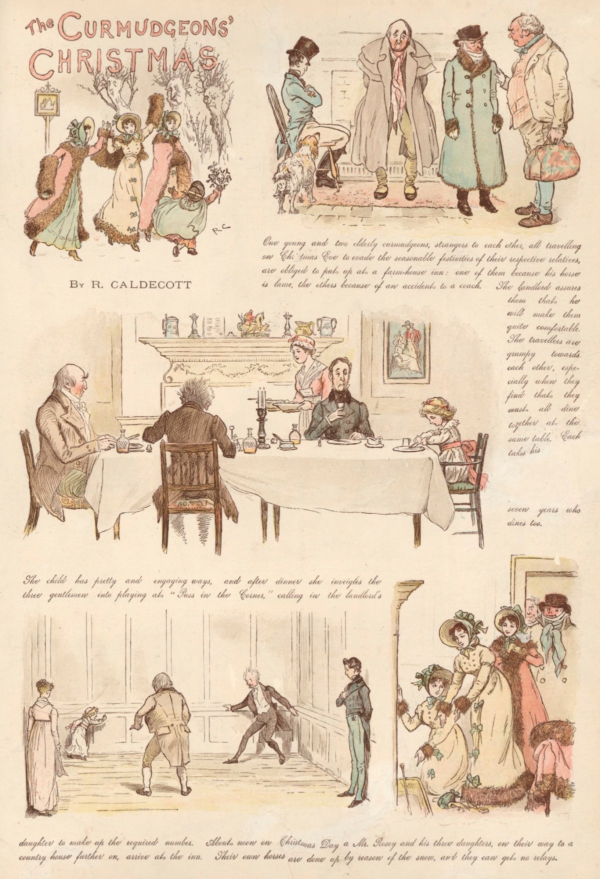 Randolph Caldecott, Caldecott illustrations