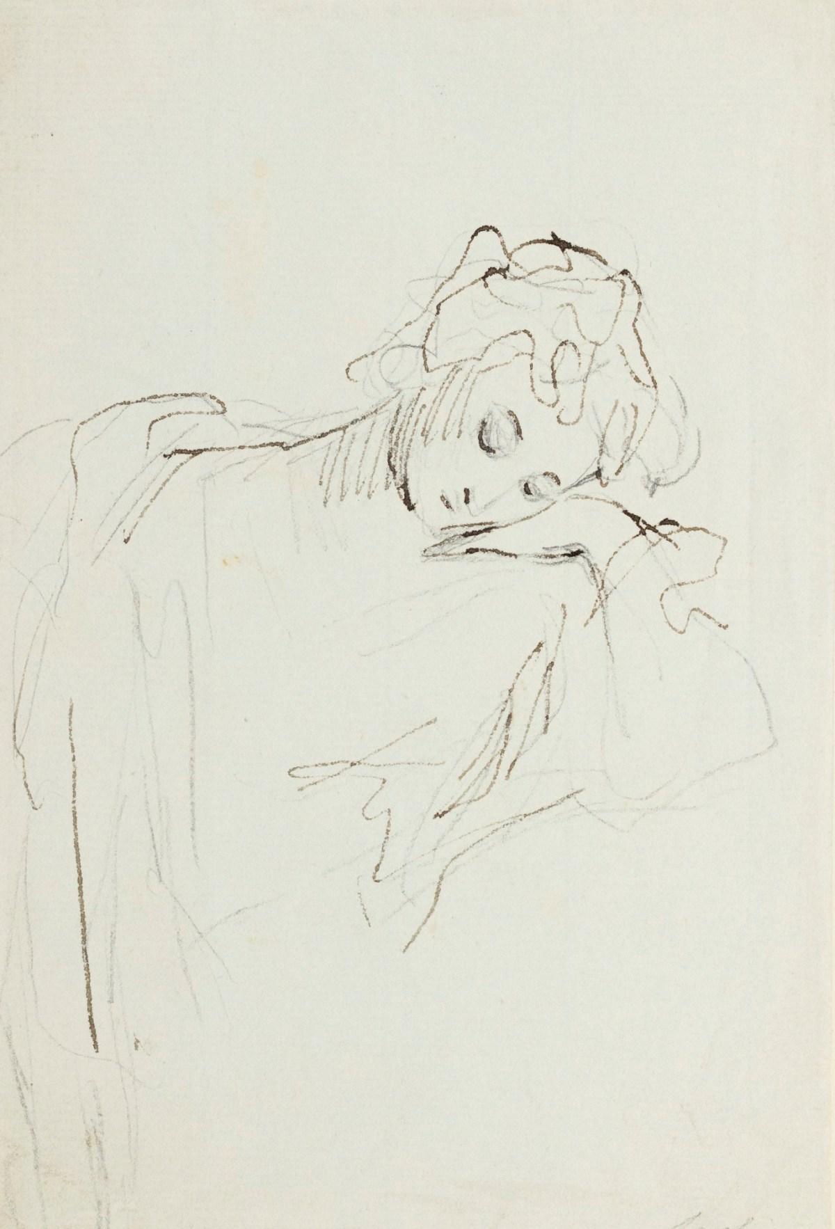Charles Robert Leslie RA, Head and shoulders of a woman