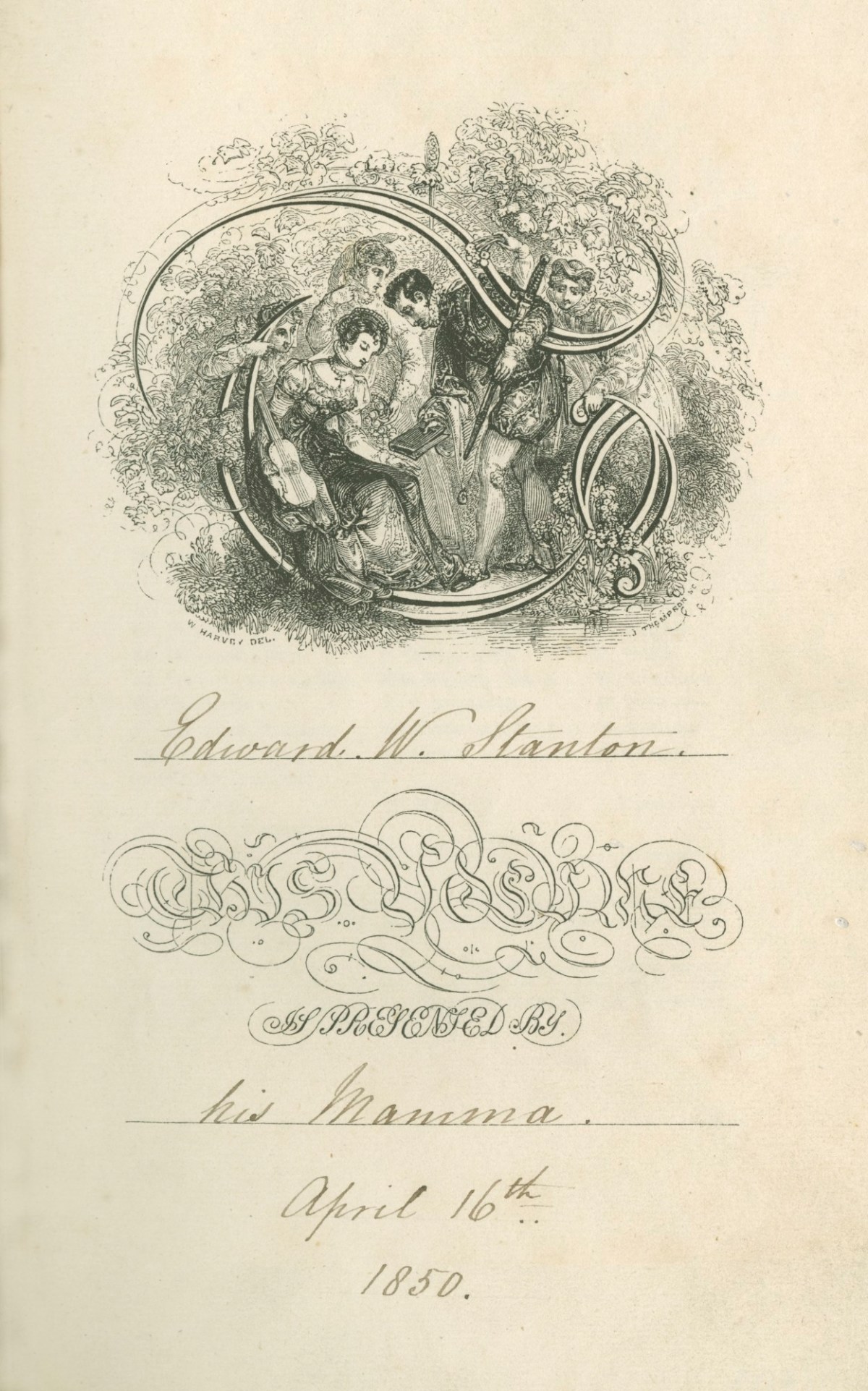 William Harvey, Presentation vignette