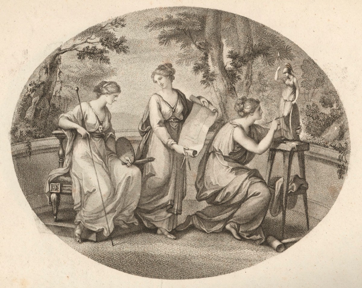 Angelica Kauffman RA, The Three Fine Arts