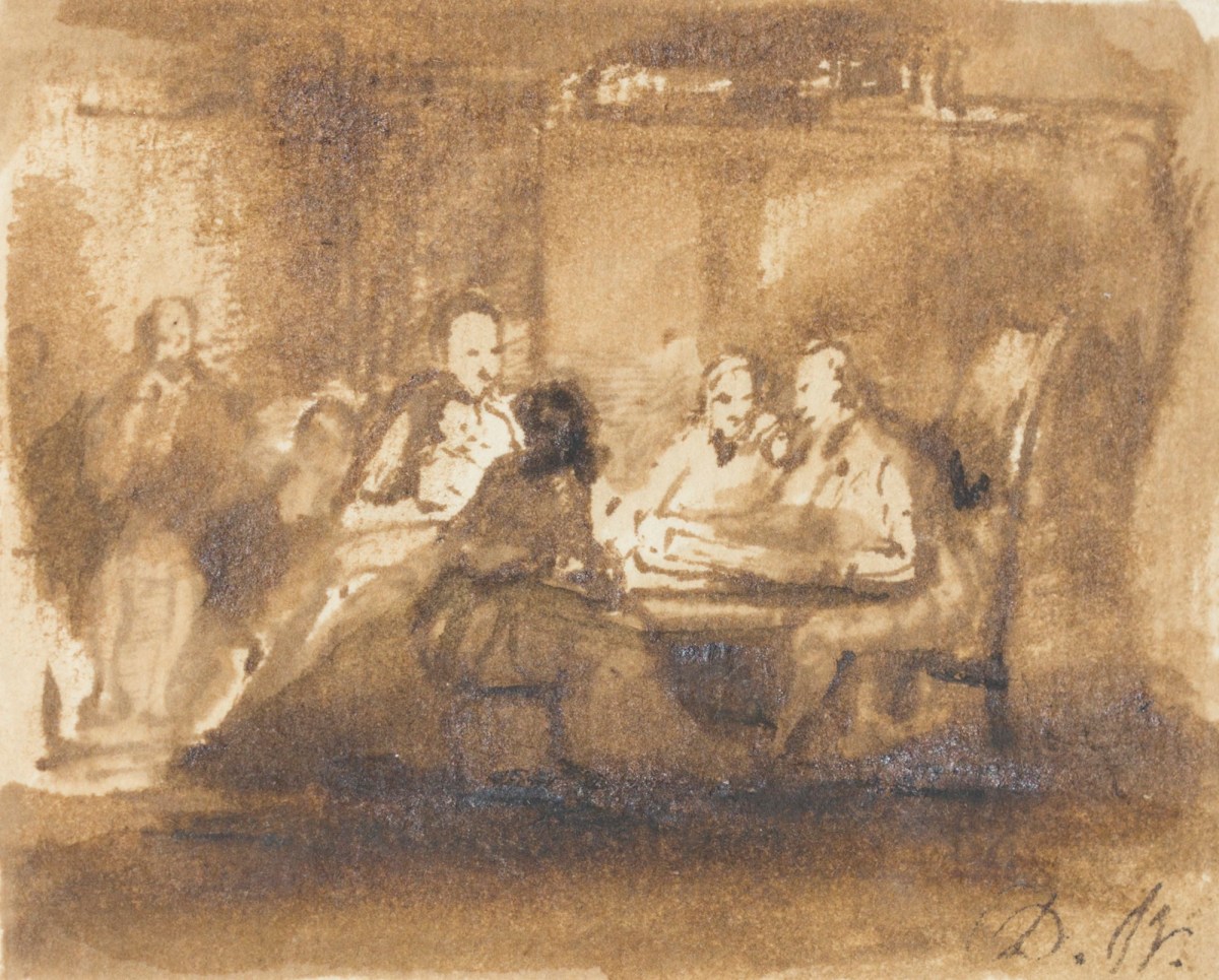 Sir David Wilkie RA, Study for 'The Cotter's Saturday Night'