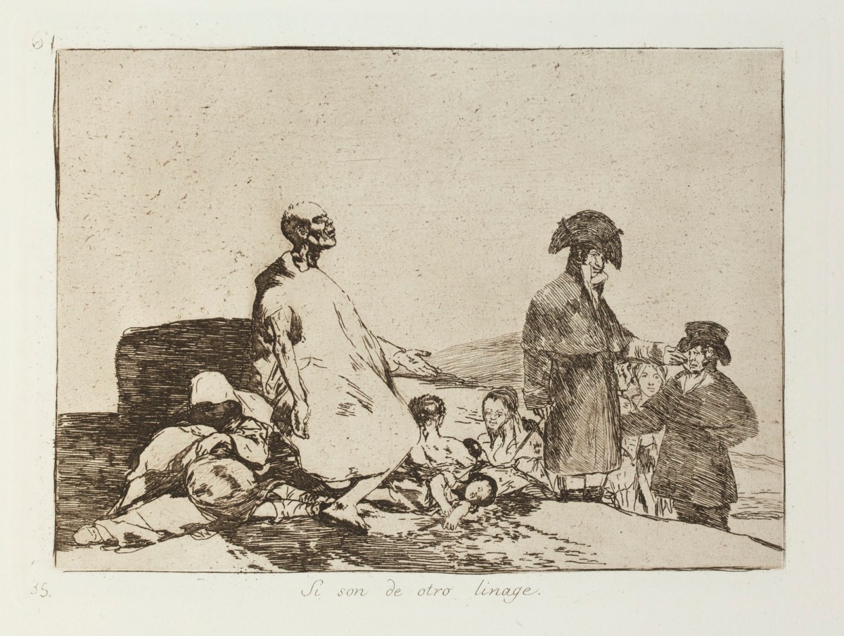 Francisco Goya, 'Si son de otro linage.'