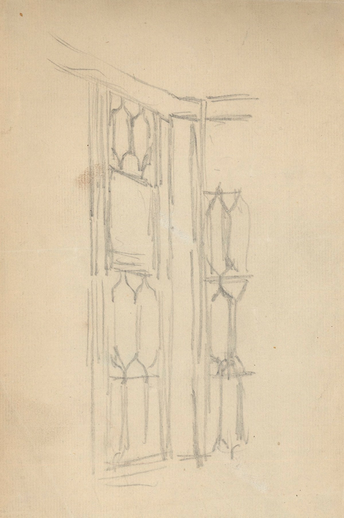 Solomon Alexander Hart RA, Study of a window casement