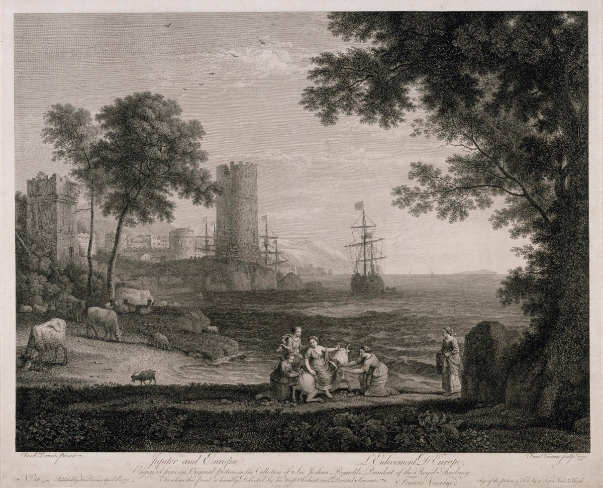 François Vivares, Jupiter and Europa