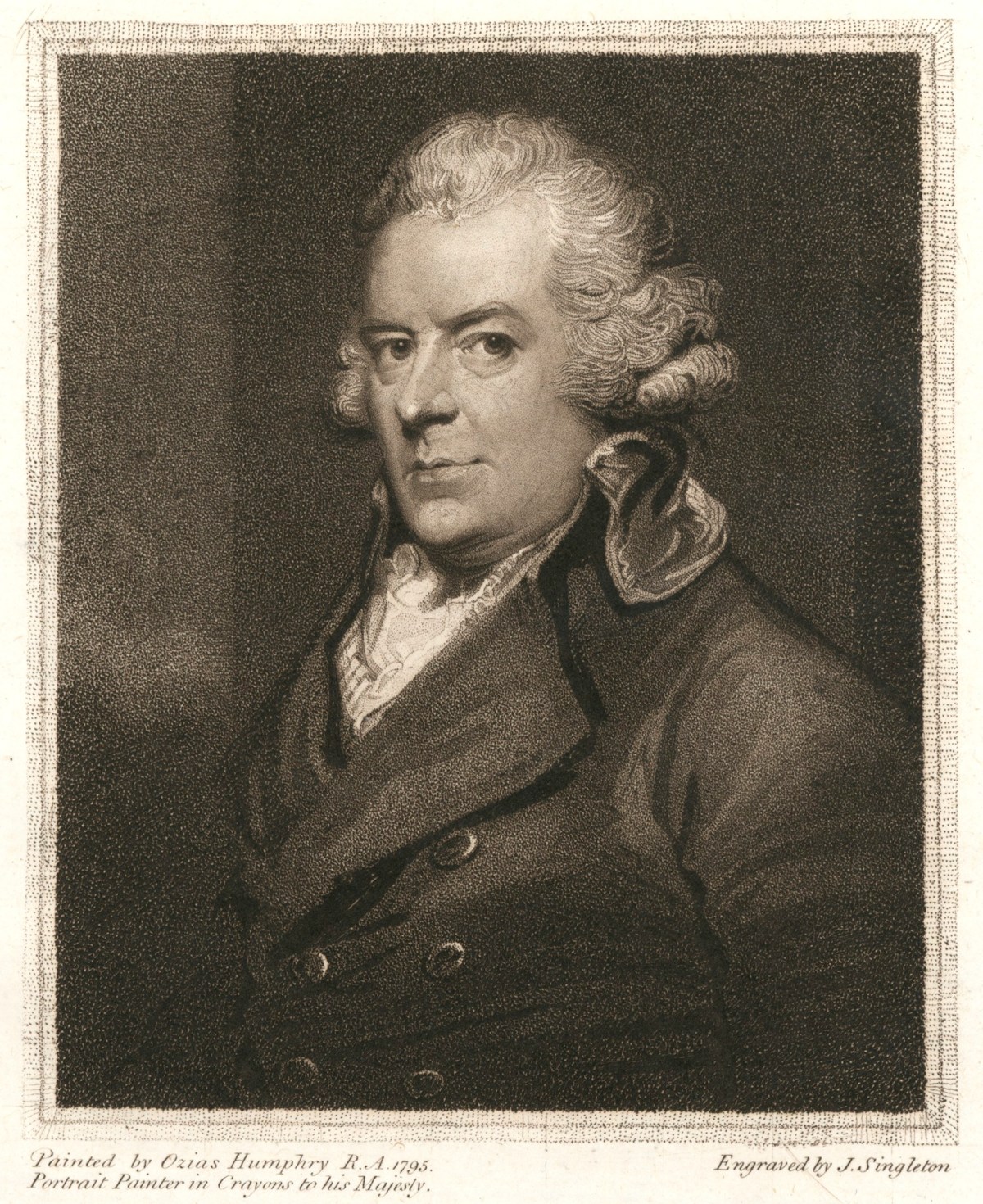 Ozias Humphry RA, Portrait of James Wyatt RA