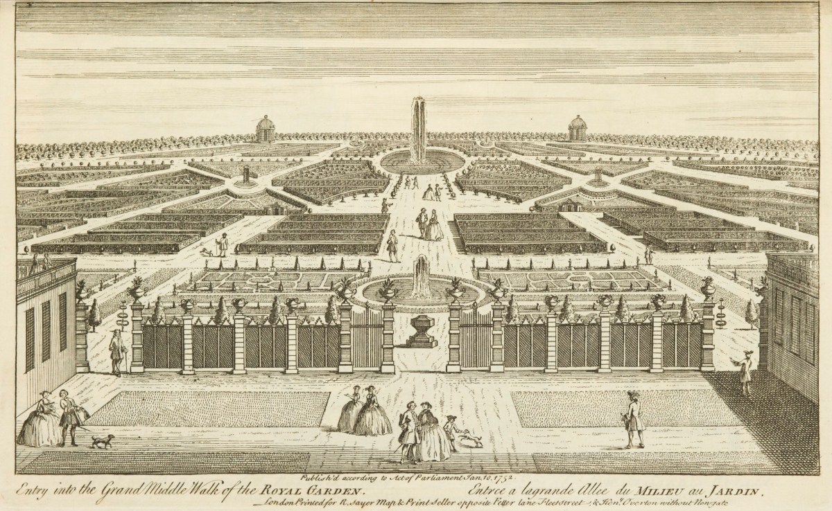 Johann Sebastian Müller, Entry into the Grand Middle Walk of the Royal Garden.