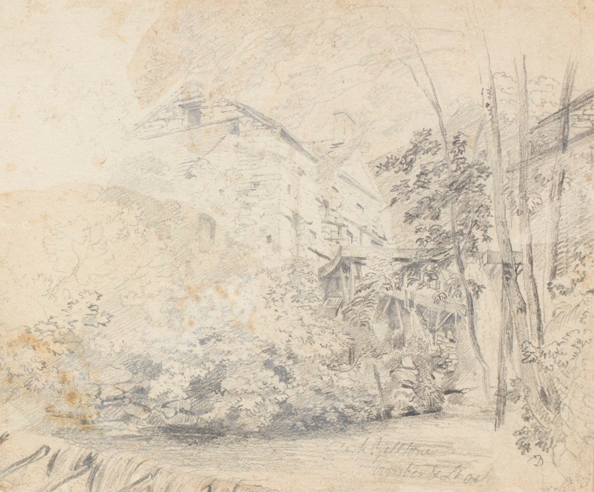 Philip Reinagle RA, Sketch of a derelict house