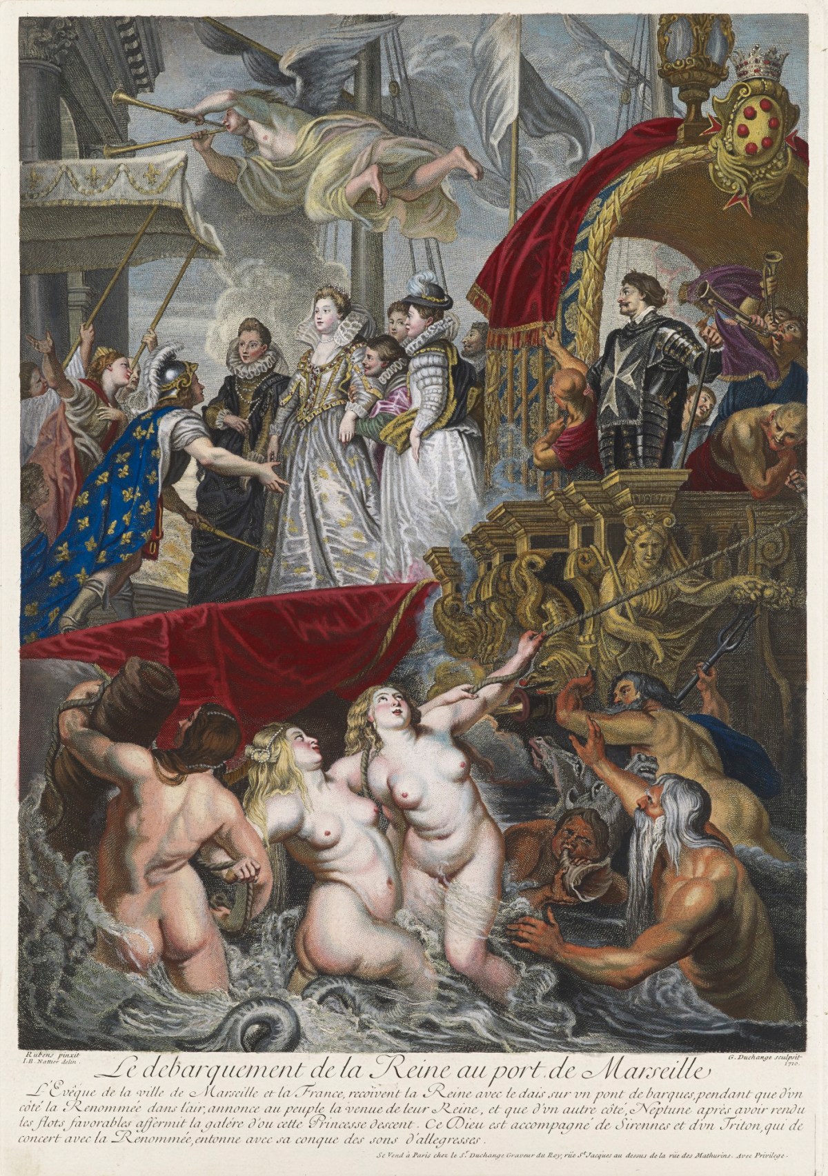 Peter Paul Rubens, Le debarquement de la Reine au port de Marseille