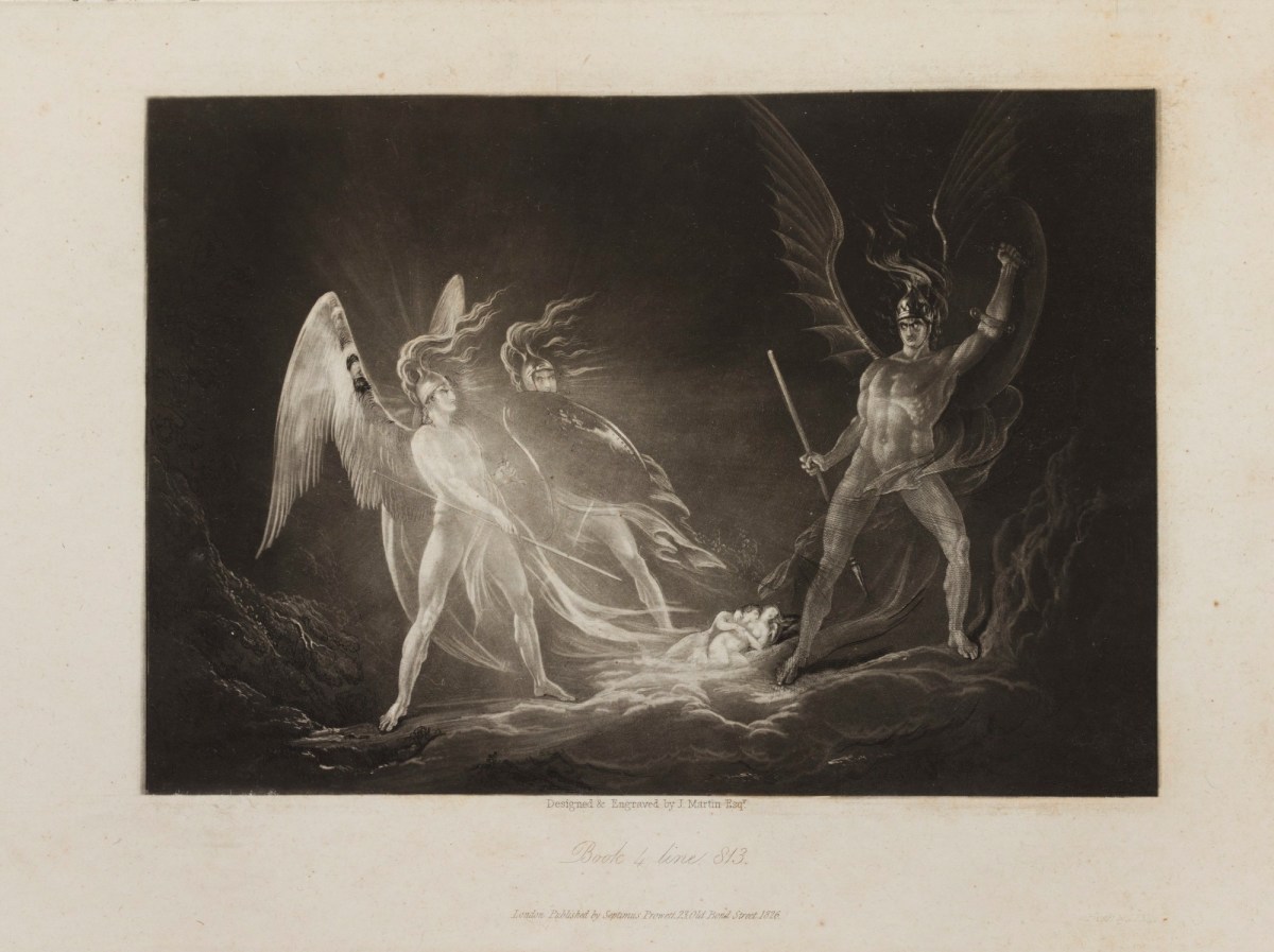 John Martin, Satan confronts Ithuriel and Zephon