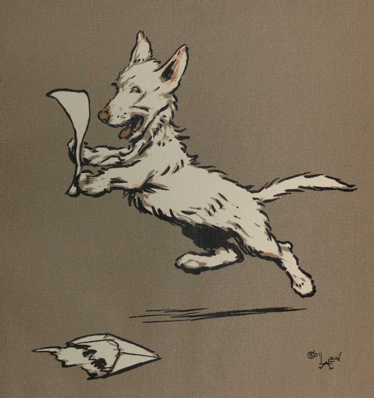Cecil Aldin, A-hunting we will go