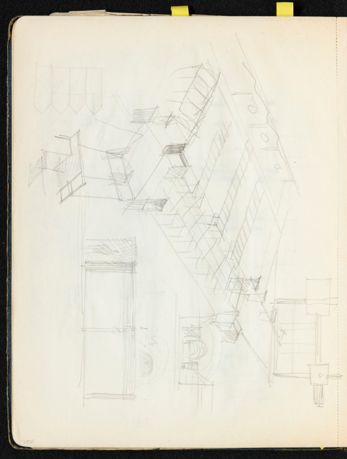 Sir Hugh Casson PRA, Britannia and Glyndebourne sketchbook