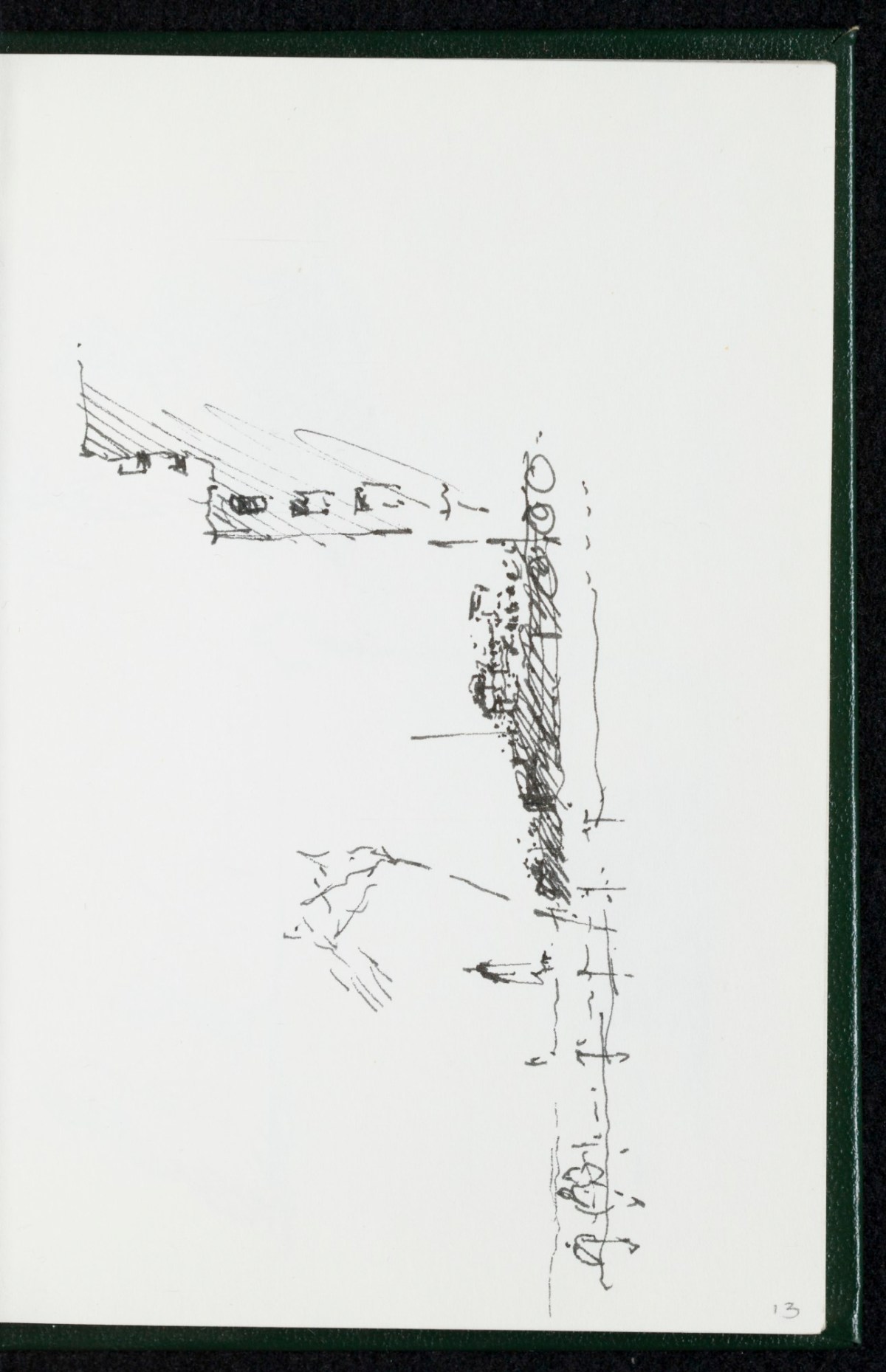 Sir Hugh Casson PRA, New England Connecticut sketchbook