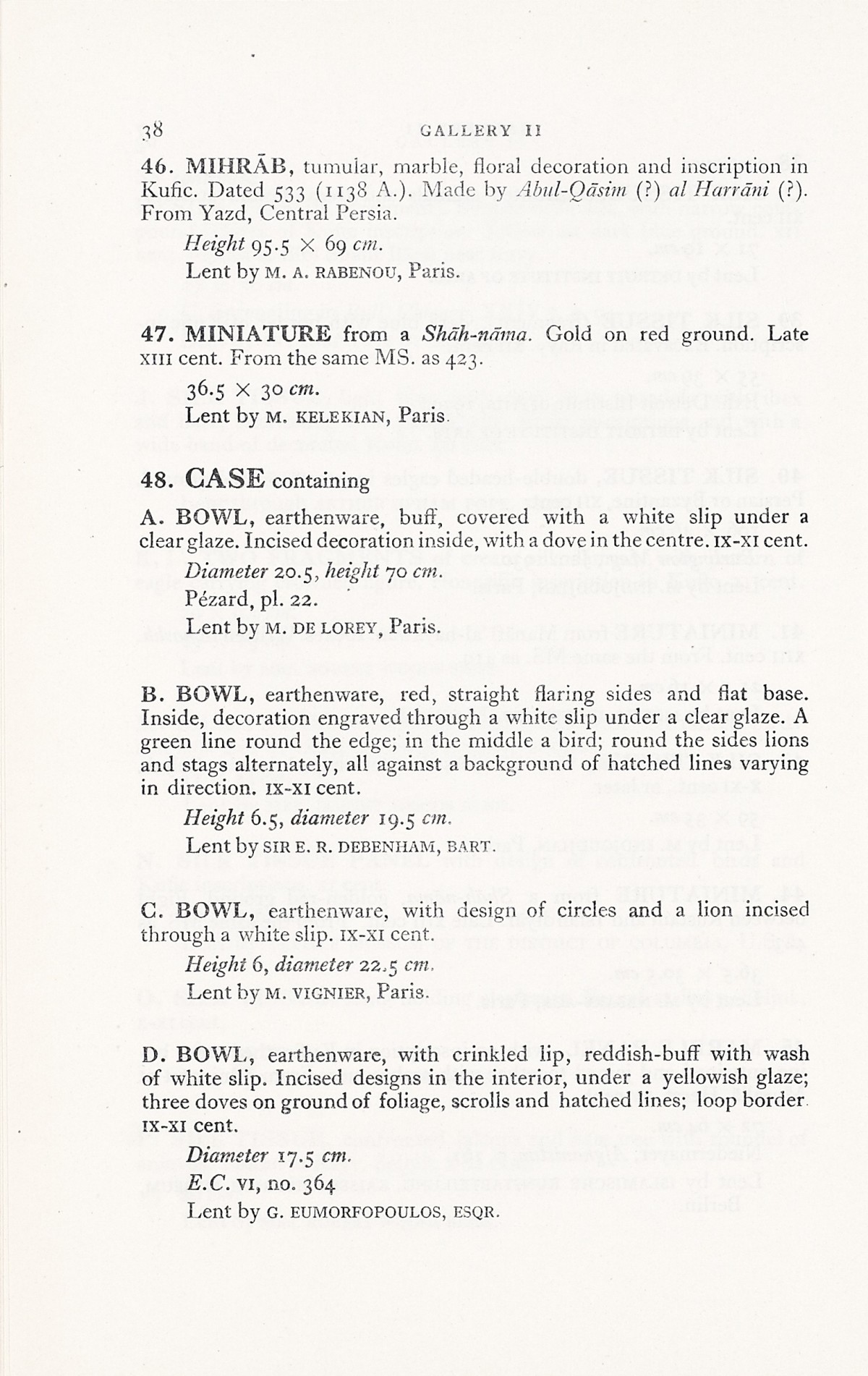 Page 66 of 1931 - International Exhibition of Persian Art