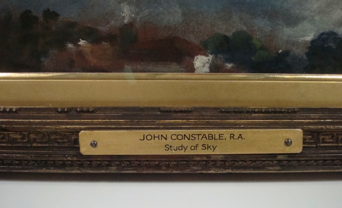 Unknown, Frame for John Constable RA 'Cloud Study: Horizon of Trees'