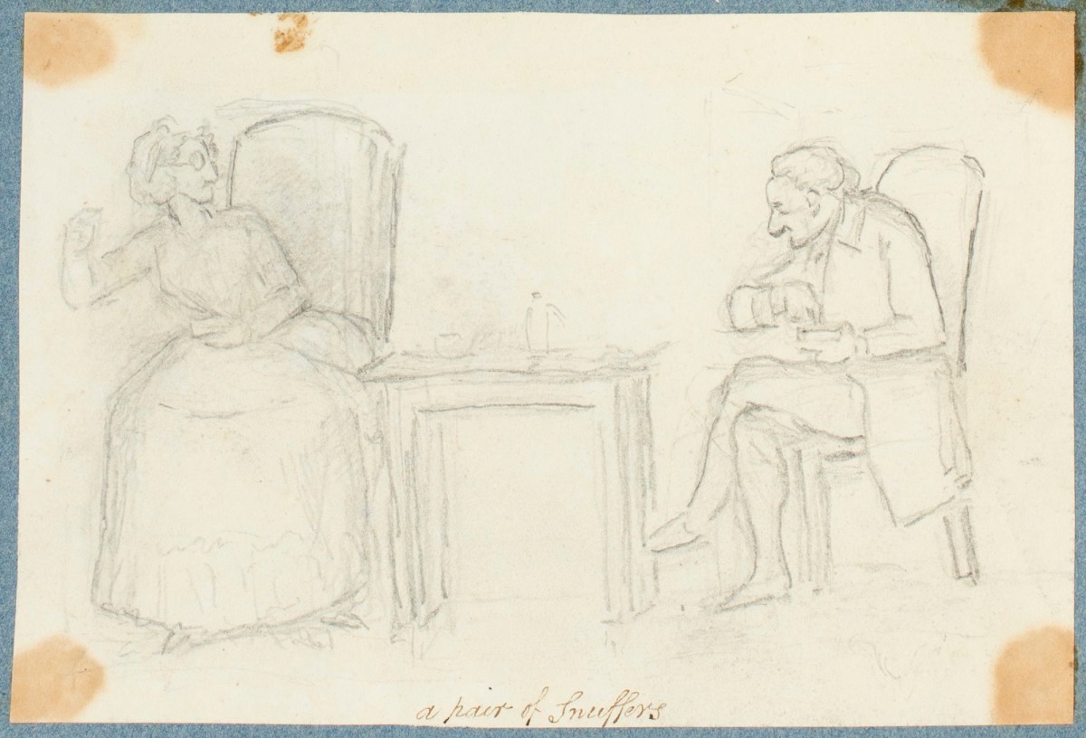 George Dance RA, A Pair of Snuffers