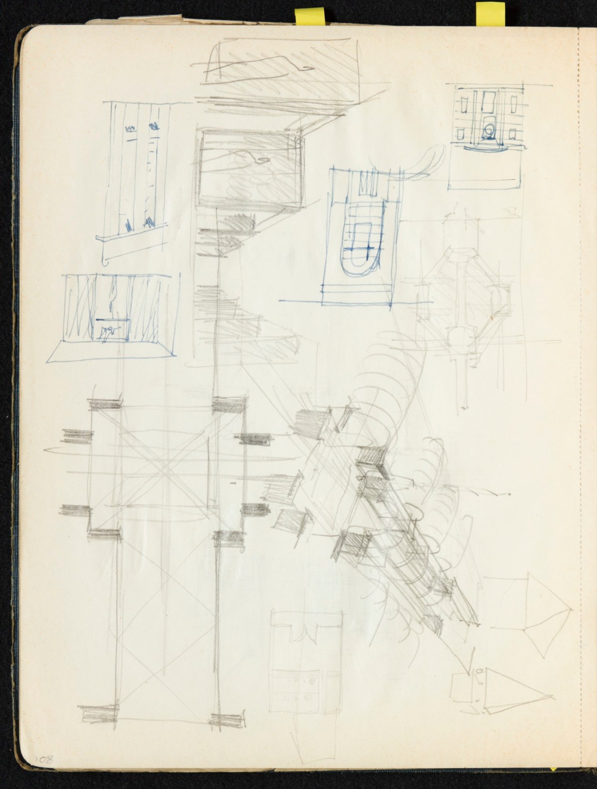 Sir Hugh Casson PRA, Britannia and Glyndebourne sketchbook