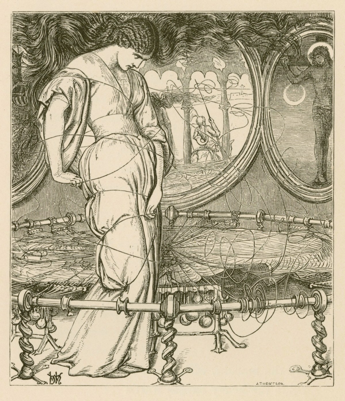 William Holman Hunt, The Lady of Shalott