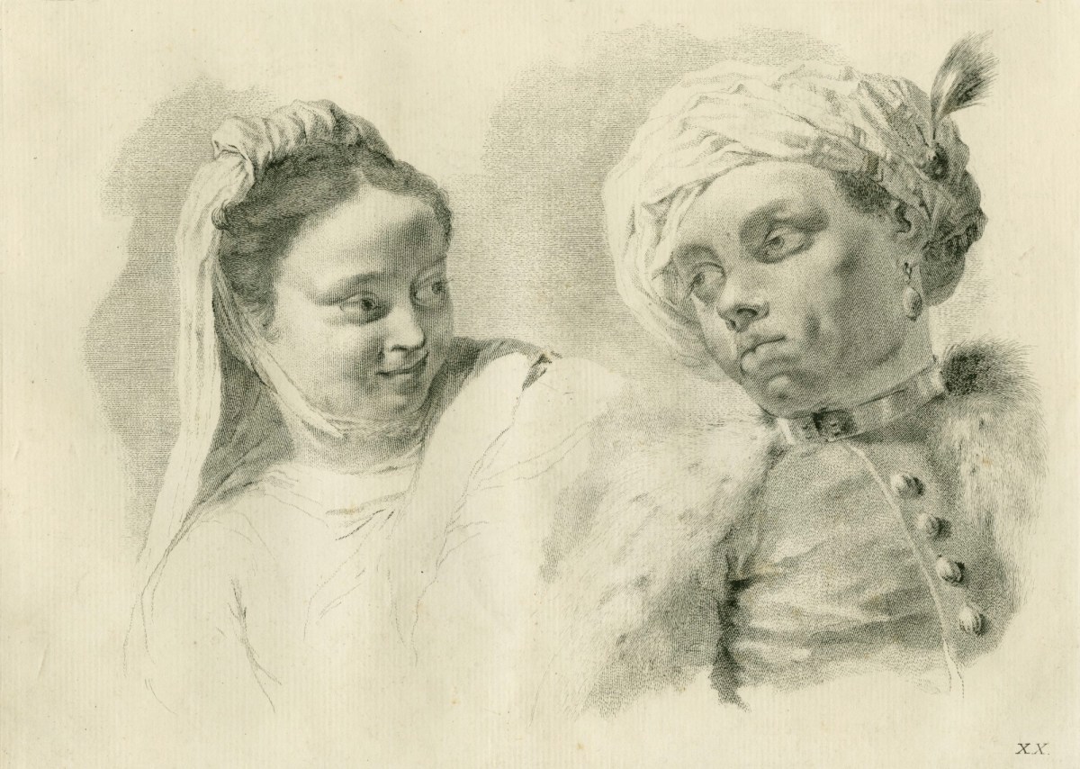 Giovanni Battista Piazzetta, Study of two heads